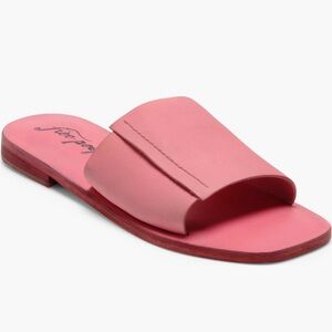 Free People Verona Slide Sandal in Watermelon Size 39
